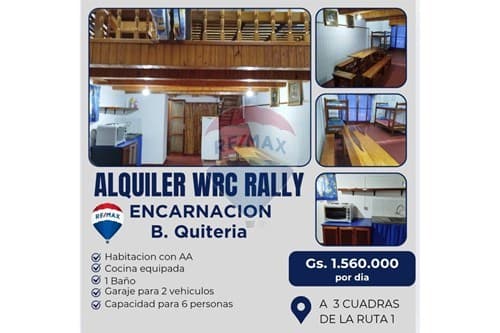 Depto en Alquiler por día Bª Quiteria