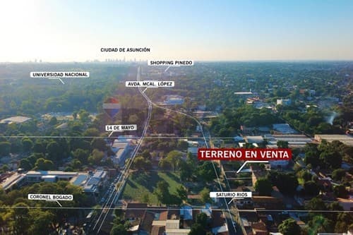 En venta terreno - saturio rios - San Lorenzo