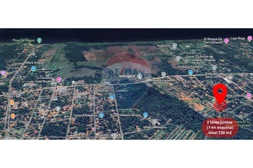 Vendo 2 hermosos terrenos en aregua - zona super6
