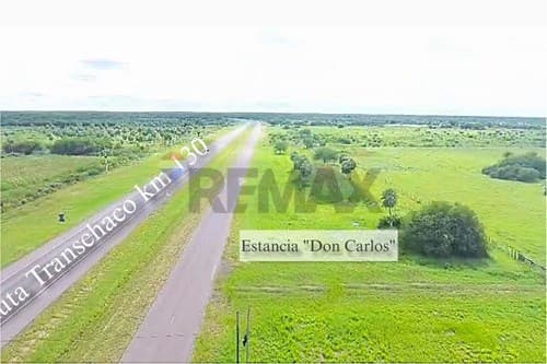Venta estancia sobre ruta transchaco km 130