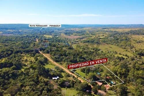 Hermosa casa quinta en venta-piribebuy
