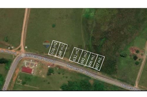 Terreno en venta ruta Heroes de Ytororo Ypané