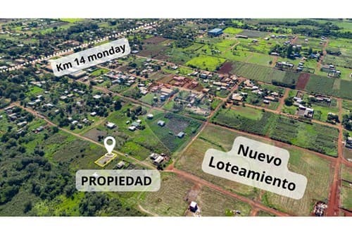 Terreno en venta km 14 minga guazu