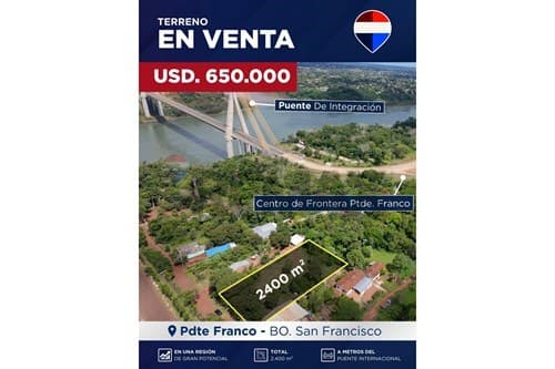 ¡Magnífico Terreno Comercial en Presidente Franco! — foto 3