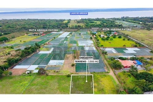 En venta terreno de 1000 m2 en aregua, foto 3
