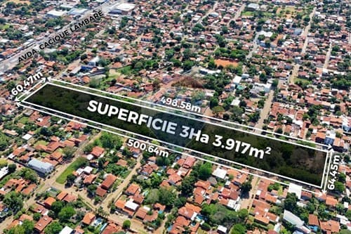 Terreno de 3 has a 1 cuadra de cacique Lambaré — foto 2