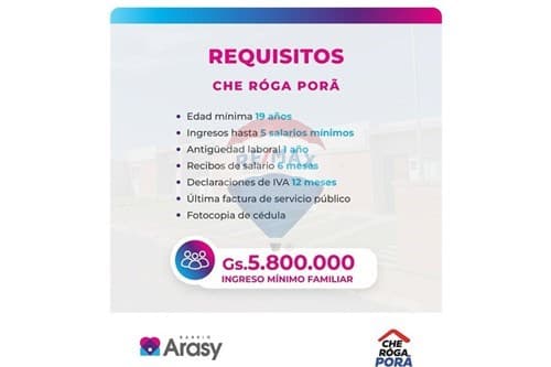 Barrio arasy 2 en Luque casas listas para mudarte — foto 1