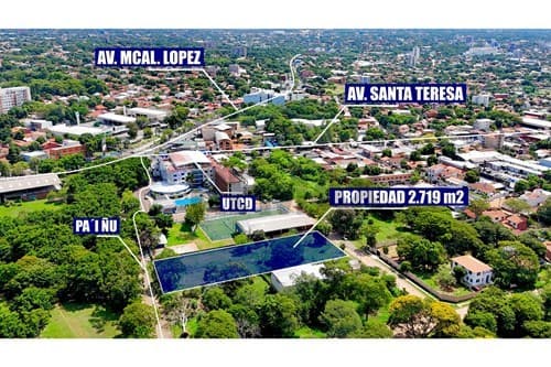 Terreno de 2719 m2 de calle a calle en Zona Norte