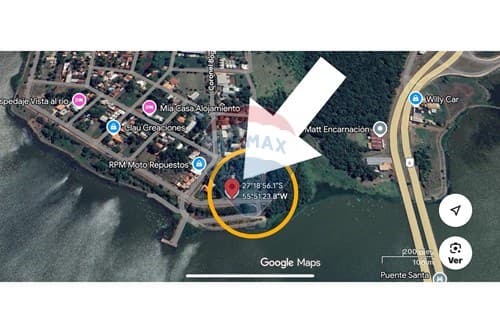 En venta terreno ubicado sobre Costanera