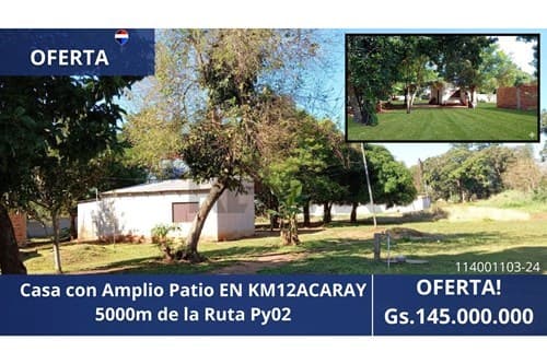Casa en km12 Acaray a 5000 de la Ruta Py02 — foto 3
