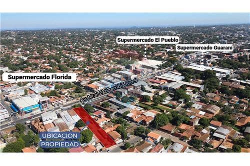 📣terreno de 1.050 m2 en Fernando de la Mora, sobre ruta mariscal estigarribia, con salida de calle a calle📣