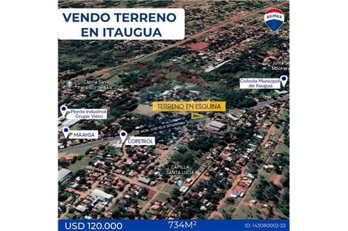 Terreno en venta 734 m2 - ruta 2 km 24-itagua — foto 5