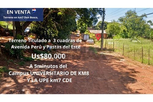 Terreno en KM 7Don Bosco, 3 Cudras de Avda. Perú — foto 3