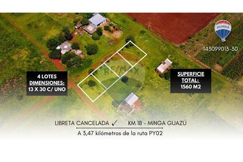 Terreno en Venta - km 18 Minga Guazú — foto 4
