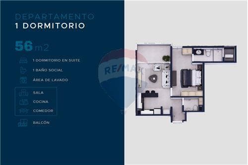 Altamira suribi'i: Dpto de 1 dorm con vida de club