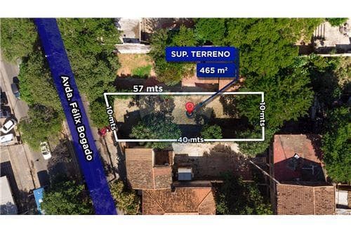 📣terreno de 465 m2 sobre la av. Félix bogado en barrio san vicente, a 2 cuadras del colegio coreano‼ — foto 2