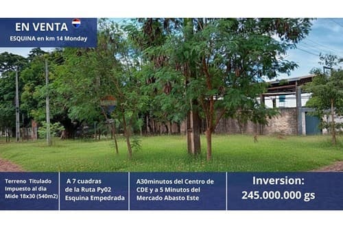 Terreno esquina en km 14 minga guazu — foto 5