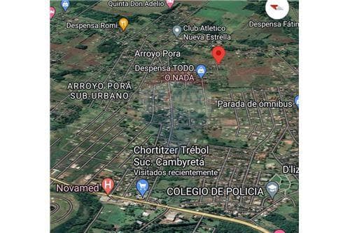 Terreno en esquina en bª arroyo pora