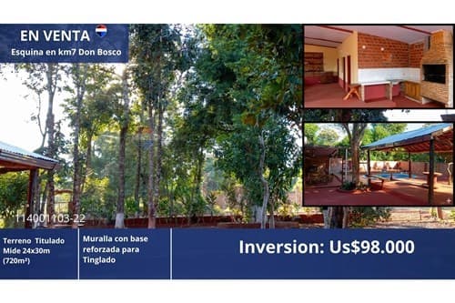 Casa Quinta con Cimiento para Tinglado en Esquina — foto 5