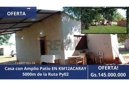 Casa en km12 Acaray a 5000 de la Ruta Py02 — foto 2