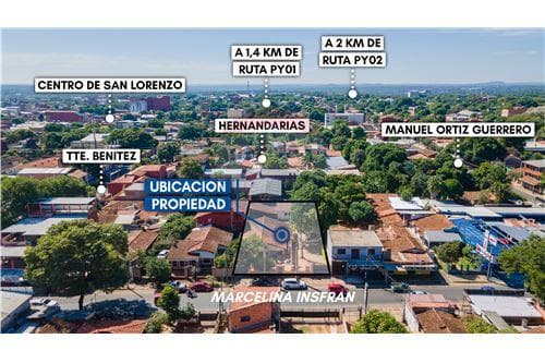 Vendo 800 m2 en el centro de San Lorenzo