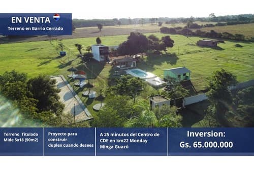 Terreno en condominio km 22 minga guazu — foto 5