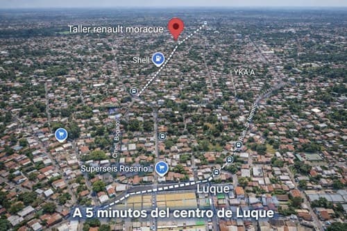 Tinglado sobre ruta a 5 min del centro de Luque