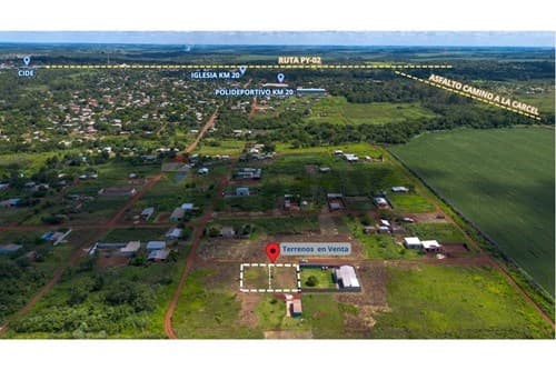 2 terrenos juntos (km 20 acaray - minga guazu)