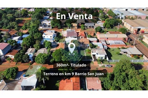 Terreno en venta km 9 acaray