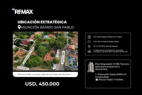 Terreno en San Pablo para desarrollo 1.787 m² — foto 2