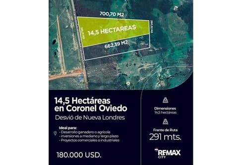 De 14,5 hectáreas coronel oviedo — foto 3