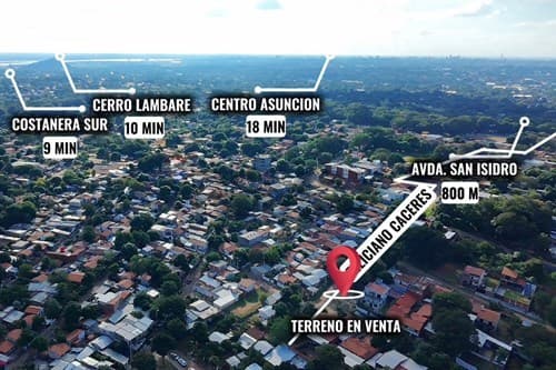 Esquina de 360 m2 en b° san isidro - lambare, foto 2