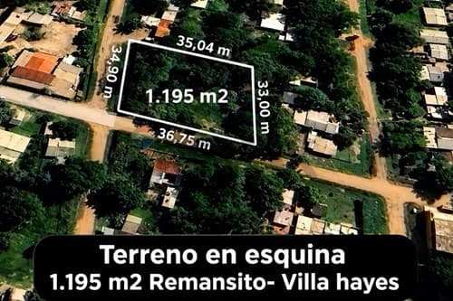 Terreno en esquina remansito villa hayes 1195 m2 — foto 5