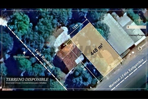 Terreno sobre av. Principal en caacupé – 448 m² — foto 5