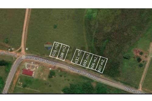 Terreno en venta ruta Heroes de Ytororo Ypané