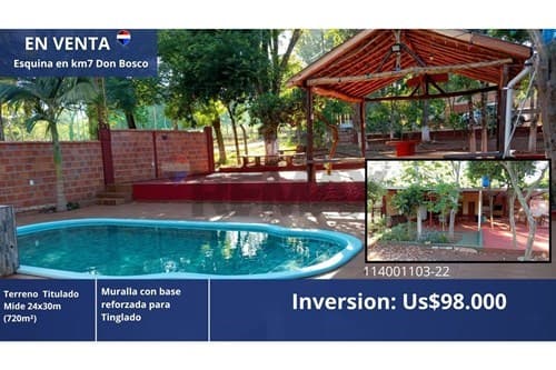 Casa Quinta con Cimiento para Tinglado en Esquina — foto 3