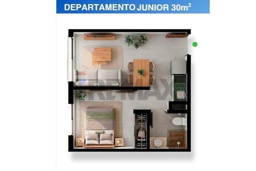 Zuba centro don bosco - 1 dormitorio — foto 4