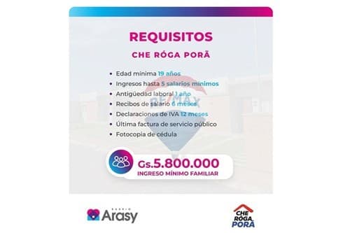 Barrio arasy 2 en Luque casas listas para mudarte — foto 1