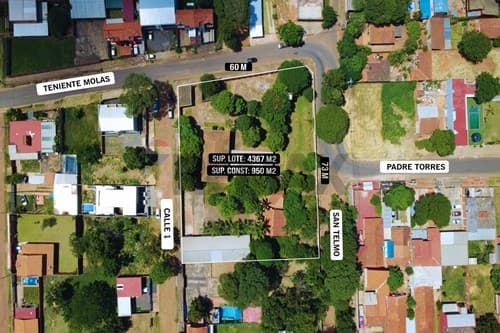 Terreno de 4.367m2 en San Lorenzo