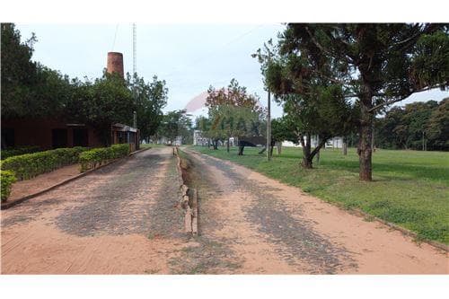 Gran campo con depósitos sobre ruta en liberación, foto 1