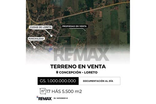 Propiedad de 17 has en concepcion - loreto