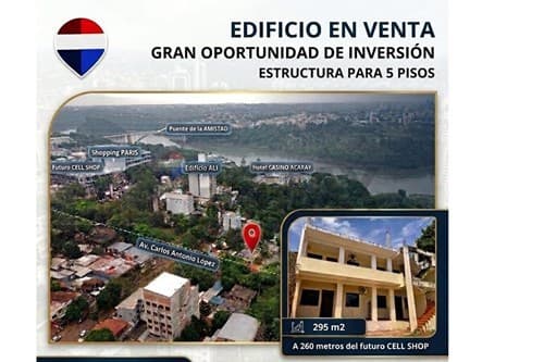 En venta edificio en Ciudad del Este