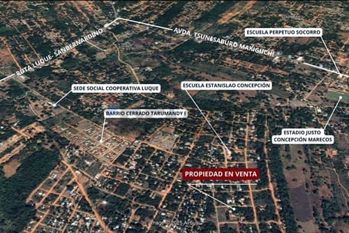 Terreno en Luque - tarumandy en venta (384m2) — foto 2