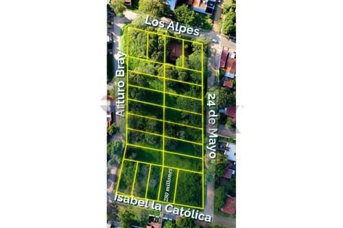 Terrenos en venta en Lambaré z/ puerto pabla!