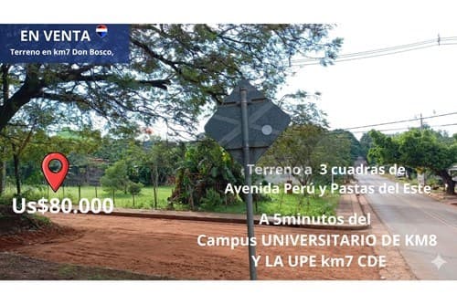 Terreno en KM 7Don Bosco, 3 Cudras de Avda. Perú — foto 2
