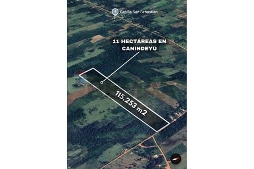 11 has con 5.253 m2 en canindeyu — foto 2