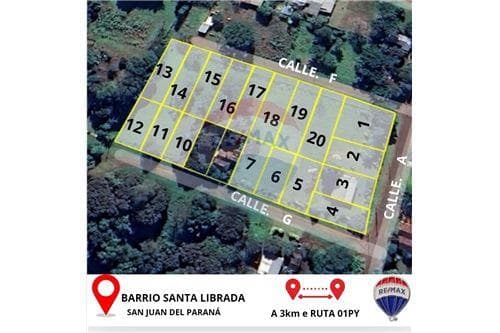 Vendo terrenos en barrio santa librada