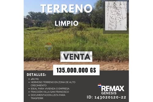 ¡Gran Oportunidad! Venta Terreno Limpio — foto 1