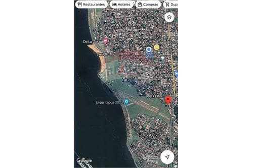 Terreno frente a la costanera de encarnacion