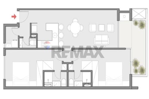 Departamento semi amoblado molas lopez 10b — foto 2